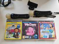 Kontrolery PlayStation Move PS3 + Kamera + super gry na move