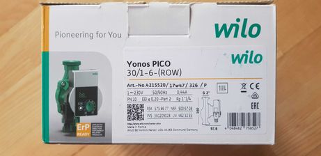 Nowa, nieużywana pompa obiegowa CO Wilo Yonos PICO 30/1-6-(ROW)
