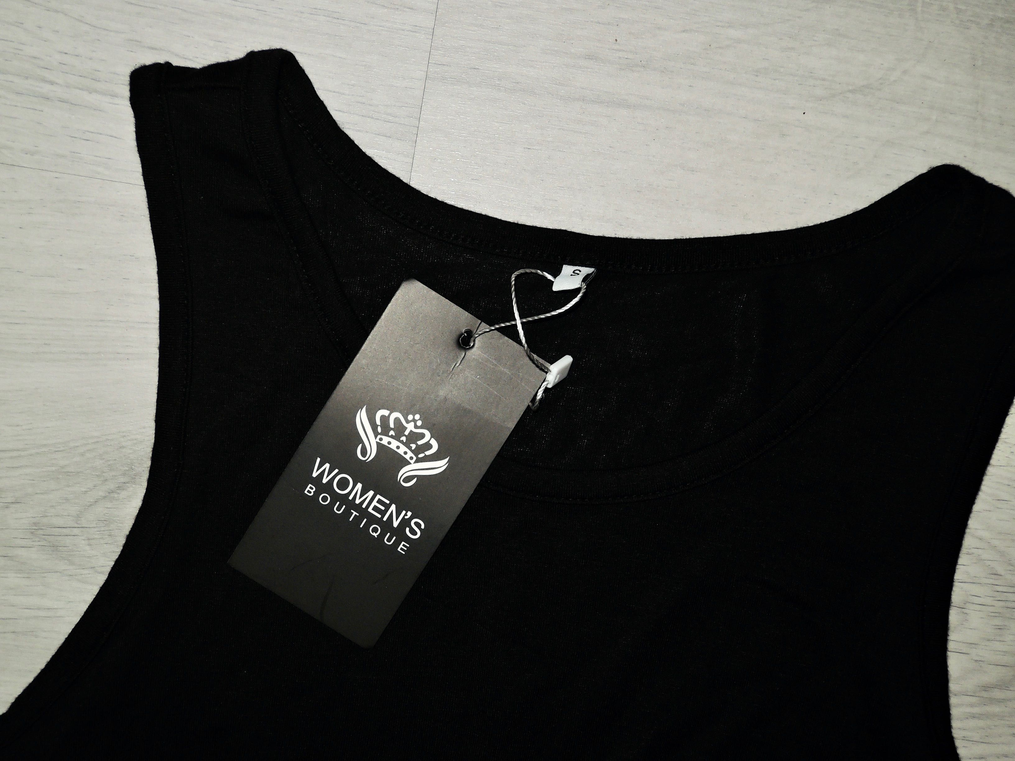 Śliczna nowa Sukienka Women's Boutique  z kieszeniami XS/S czarna