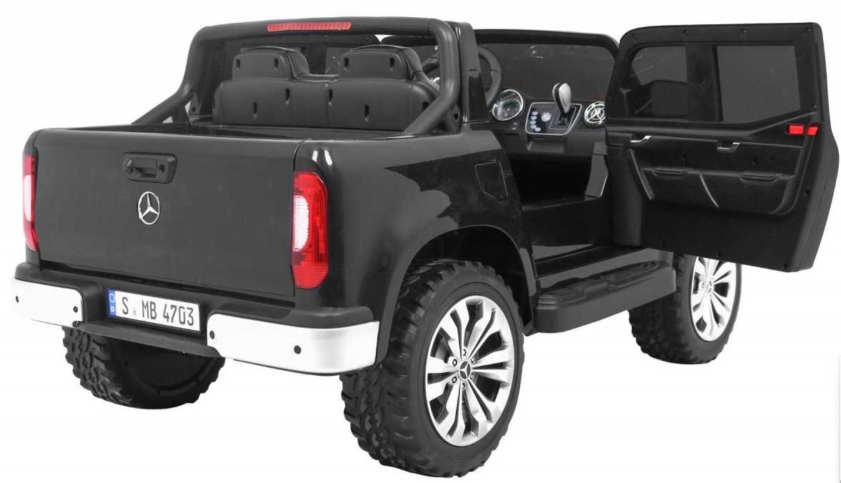 Duże Auto Pojazd Mercedes X-Class 4x4 Panel MP4 EVA LED Bagażnik Pilot