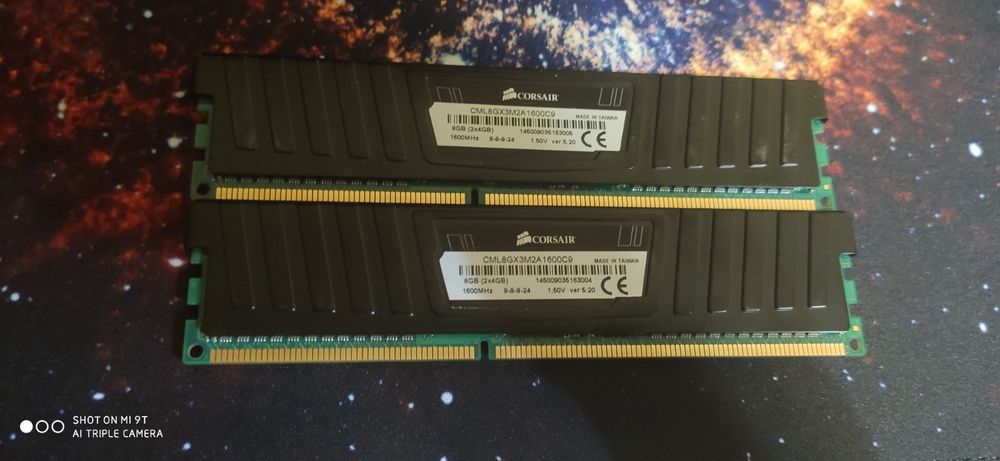 ІГРОВА пам'ять ДДР3 8 ГБ DDR3 8Gb (4гб+4gb) 1600 MHz з радіатором