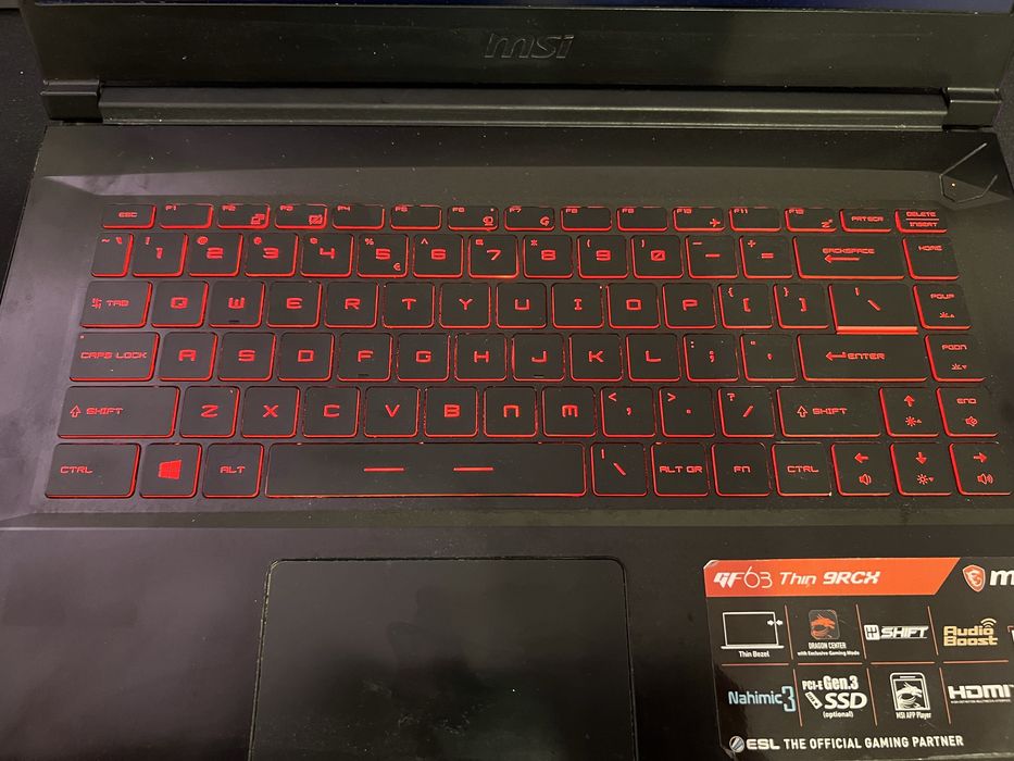 MSI G63 THIN GTX 1050 Ti
