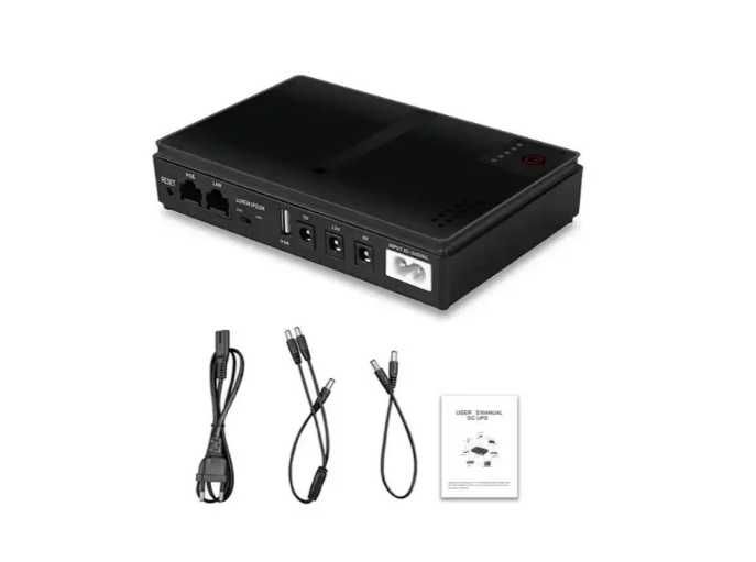 Джерело безперебійного живлення міні ДБЖ (UPS, 18Вт, DC) gpon, роутер