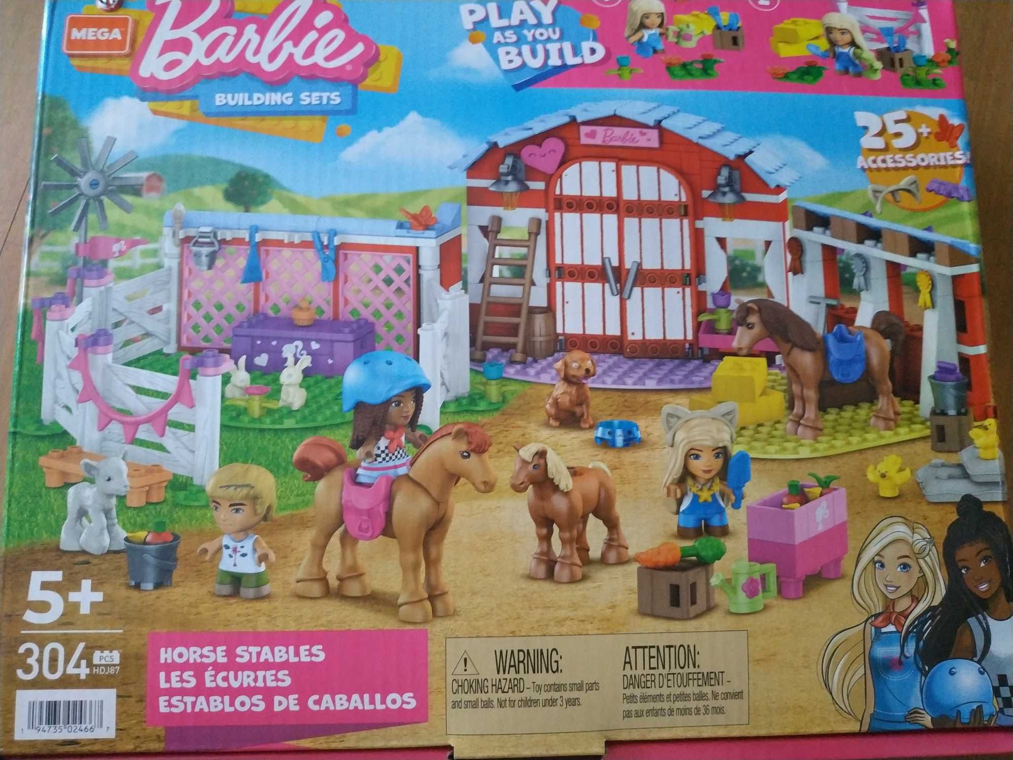 HDJ87 Stajnia Barbie Mega  Bloks