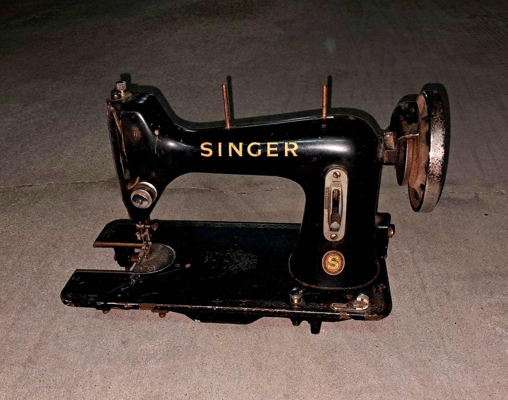 SINGER cabeça maquina costura antiga
