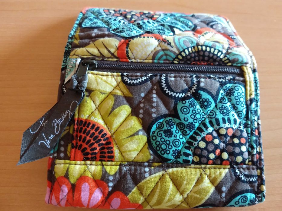 Carteira, Porta moedas, Caixa Óculos Very Bradley NOVO  nunca usado