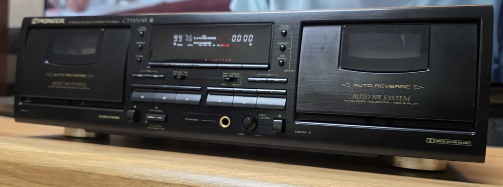 Magnetofon Pioneer CT-W504R HX PRO, Dolby B,C System FLEX