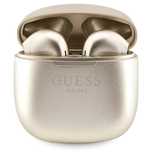 Słuchawki Bluetooth Guess Classic EST Logo TWS + stacja dokująca - zło