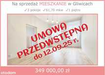 3 pokojowe mieszkanie na 1 piętrze, ul. Kozielska