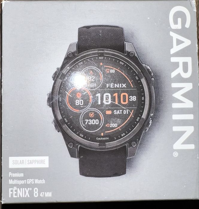 Garmin FENIX 8 solar carbon 47mm ТОРГ