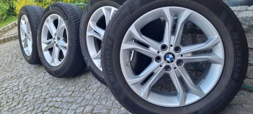 Oryginalne 18" koła zimowe BMW X3 G01 X4 G02 225/60R18 Michelin Alpin5