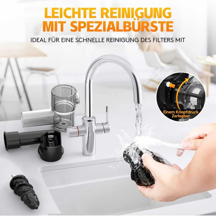 Sokowirówka wyciskarka wolnoobrotowa, z cichym silnikiem, z kubkiem