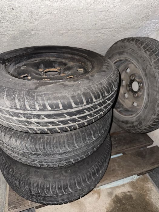 4 pneus c/ jante 13 saxo 1.5