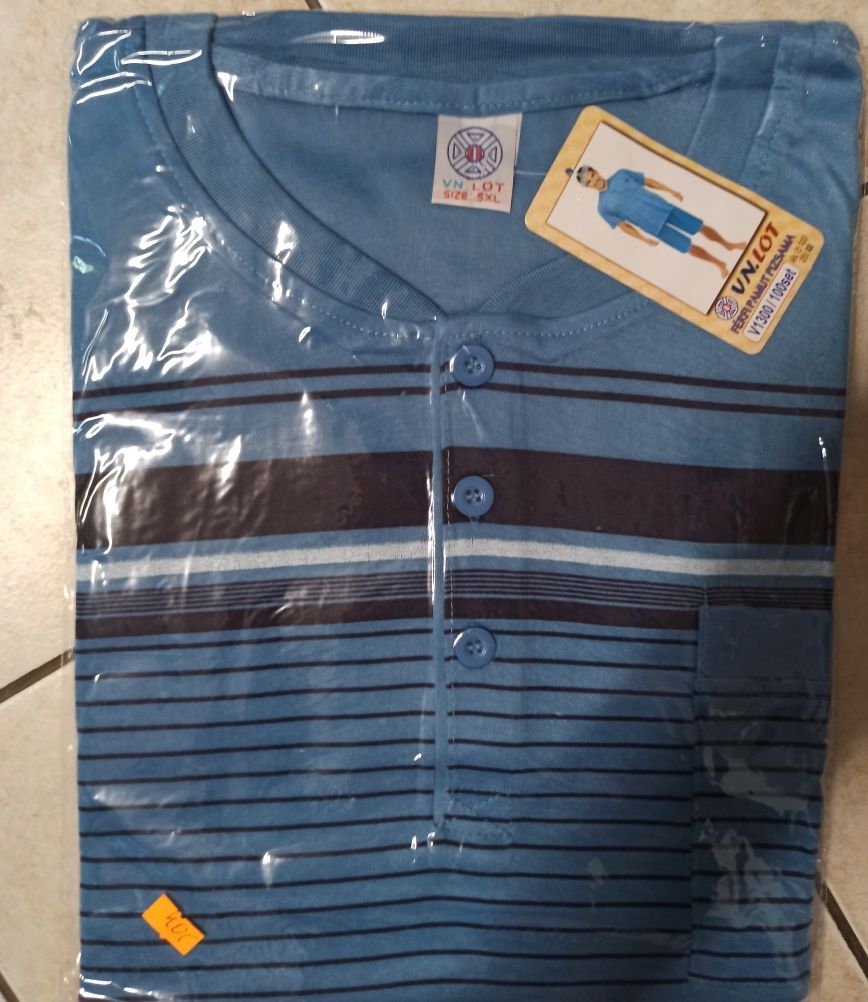 Piżama męska krótki rękaw