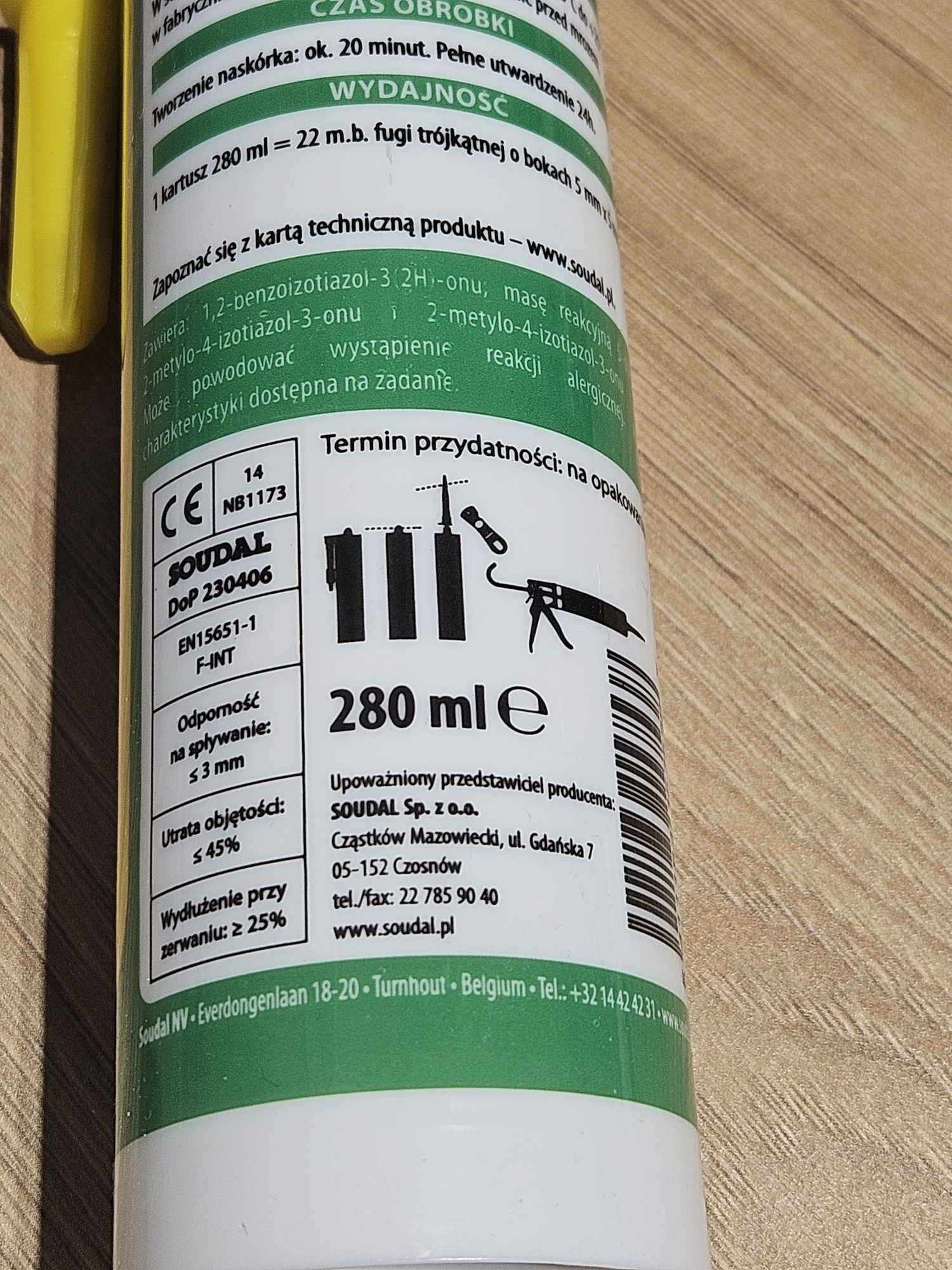 Soudal Akryl uniwersalny biały 280ml