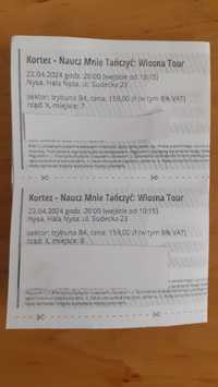 Kortez 2 bilety koncert Nysa kwiecień 2024
