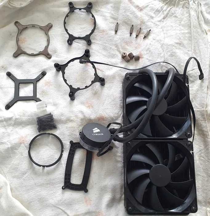 Cooler CPU Corsair H110 AIO (Liquid Cooler) 280mm (2 Fans de 140mm)