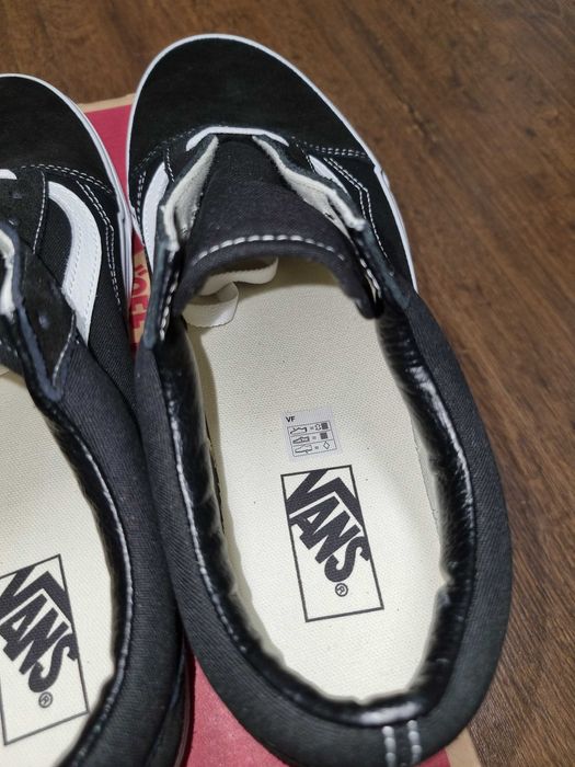 Buty Sneakersy Trampki Vans Old School White Czarne Białe Klasyczne