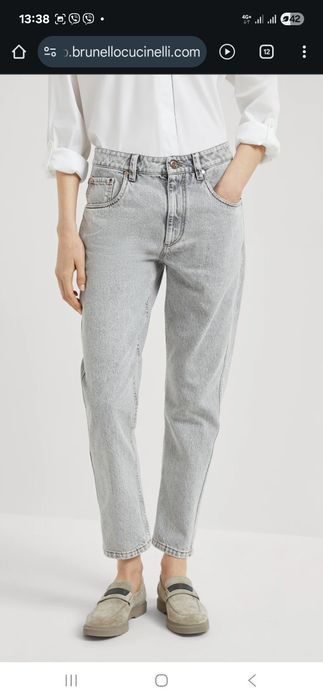 Джинси Brunello Cucinelli жіночі Straight