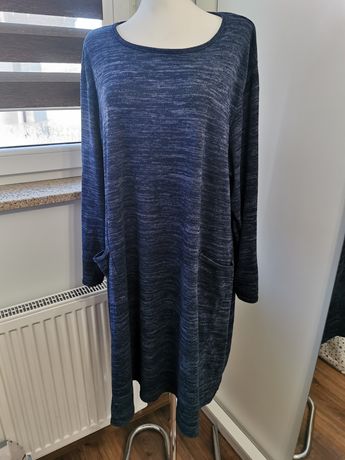 Sweterkowa sukienka dzianinowa suknia tunika sweter 48/50