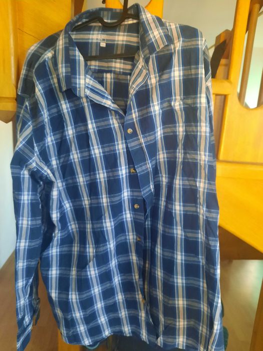 Duża męska koszulka z długim rękawem