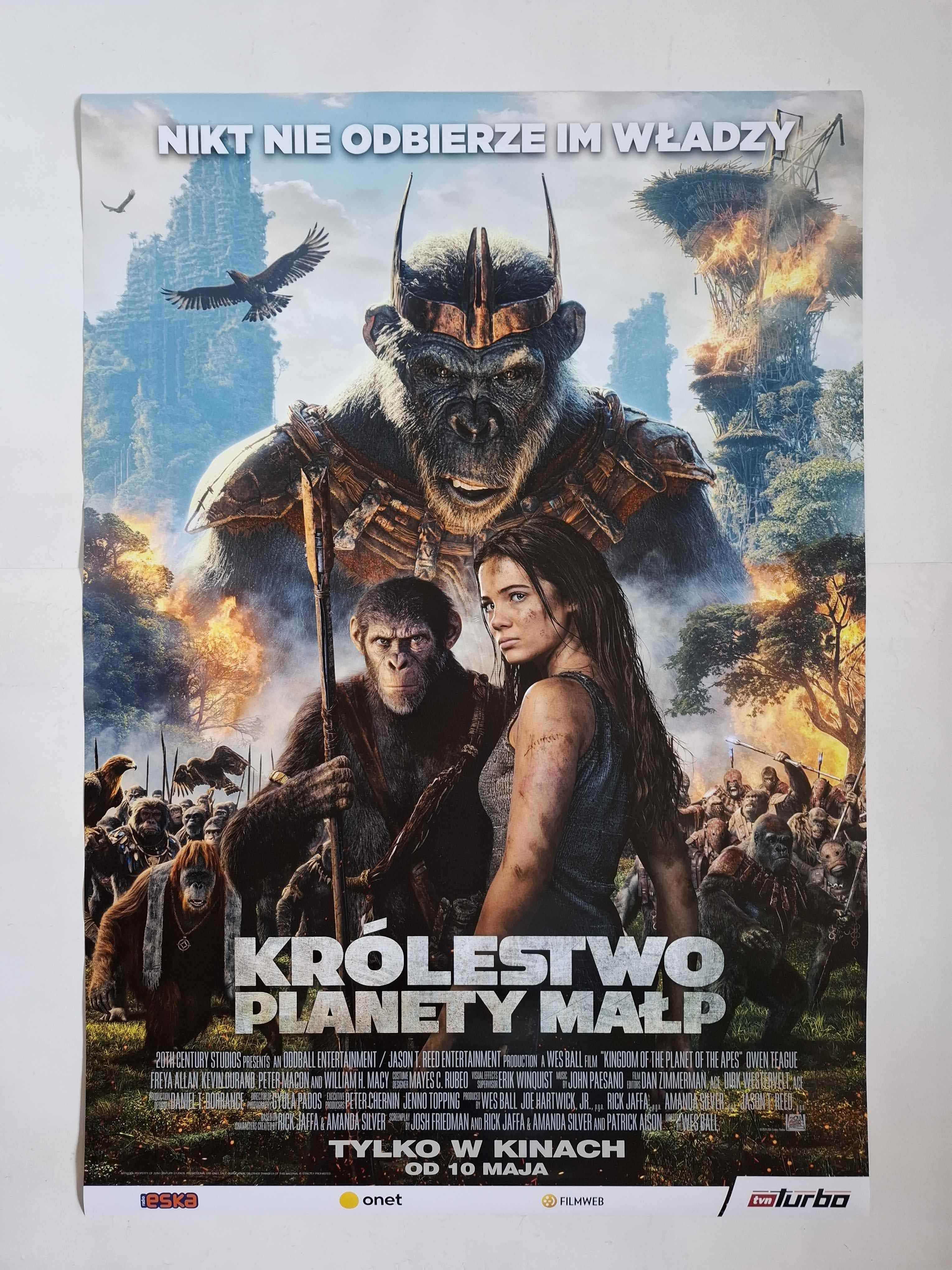 Plakat filmowy oryginalny - Królestwo Planety Małp