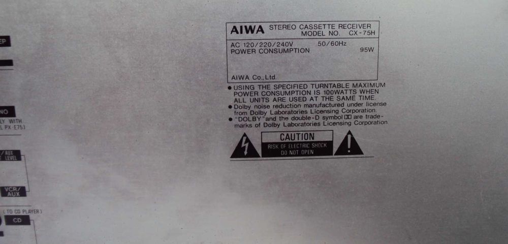 AIWA  CX-75H усилитель ресивер