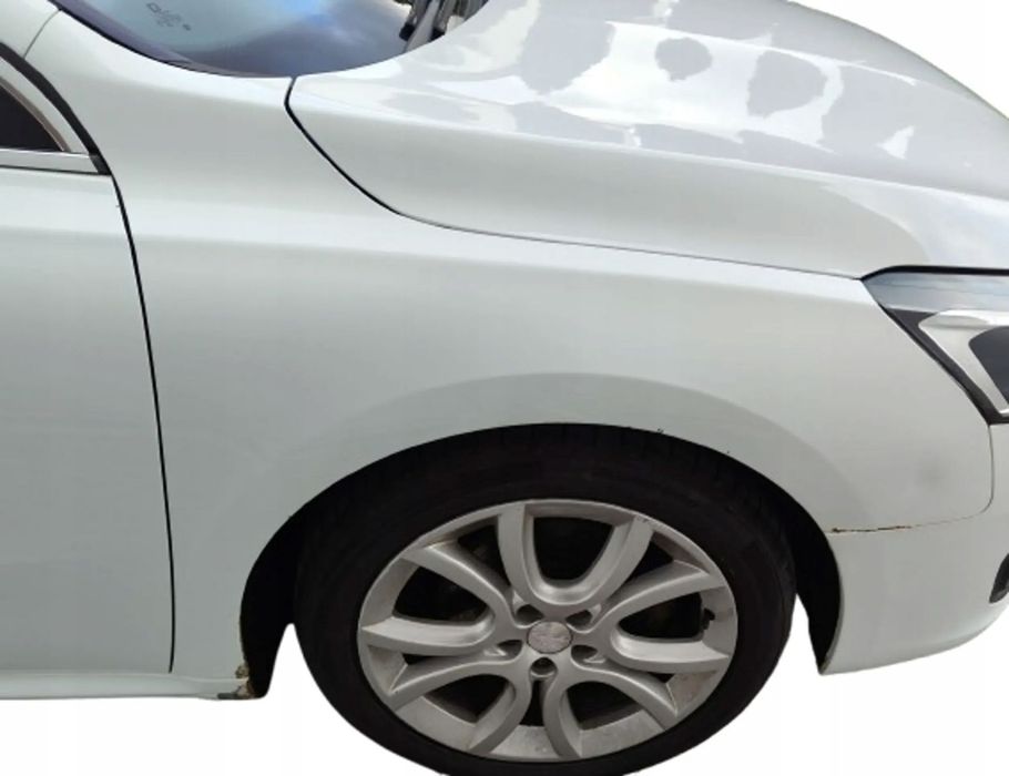 peugeot 508 1 i lift 15-18 błotnik prawy przedni prawy przód biały ewpb