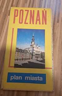 Poznań Plan Miasta z 1986 roku