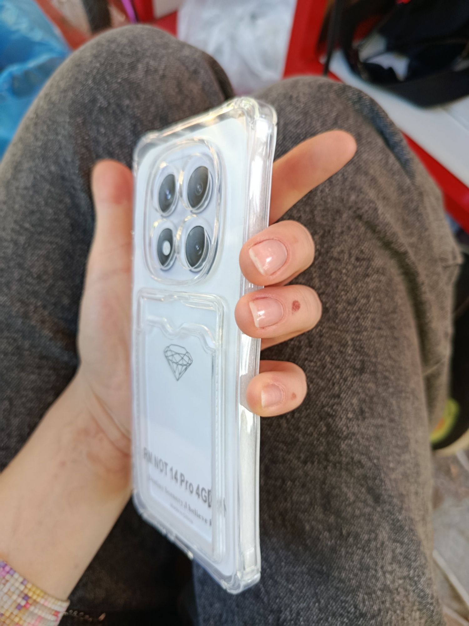 Продам прозорий чохол Redmi Note 14 Pro 4G