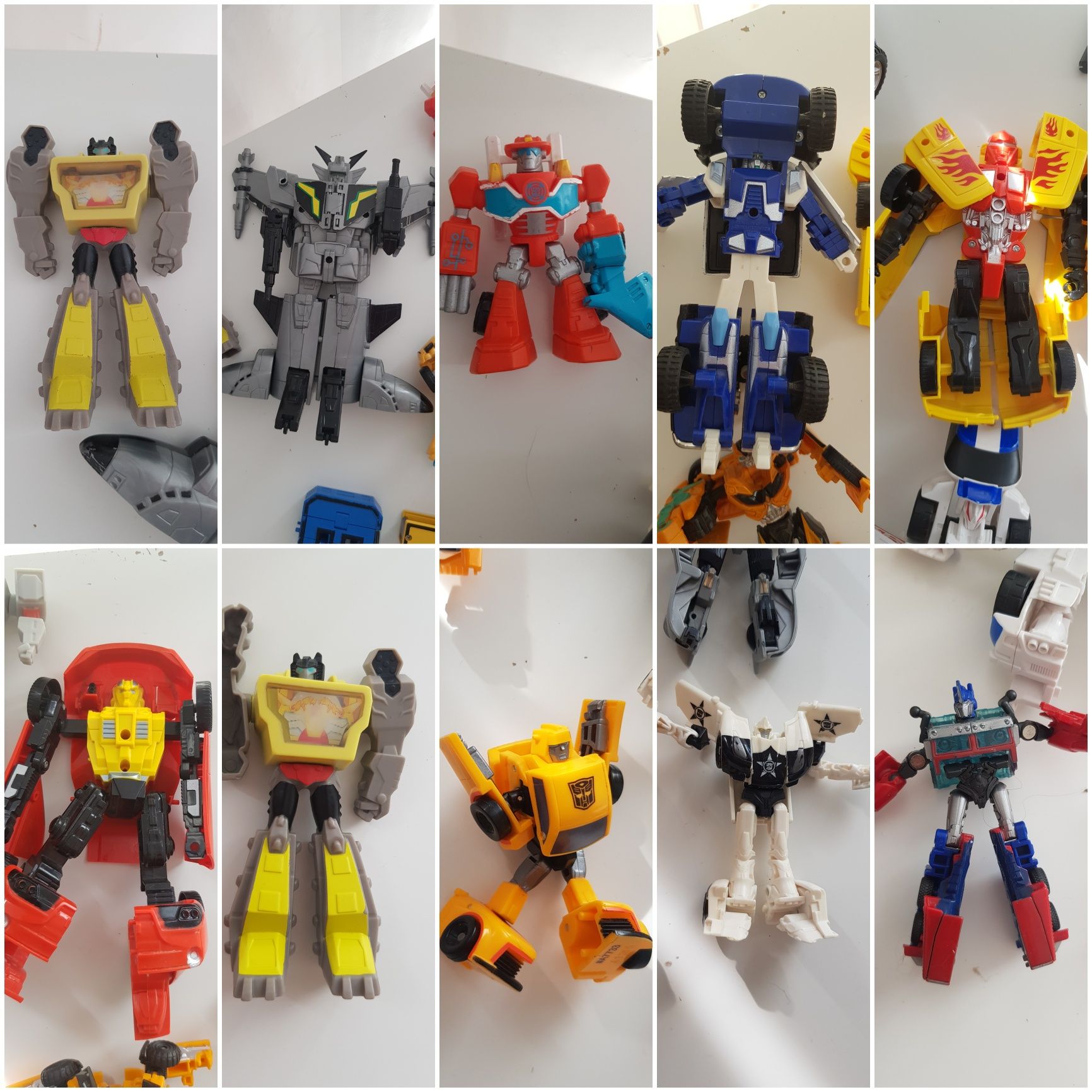 Transformers auta autoboty Bumblebee Optimus 16szt+4 oraz gratisy