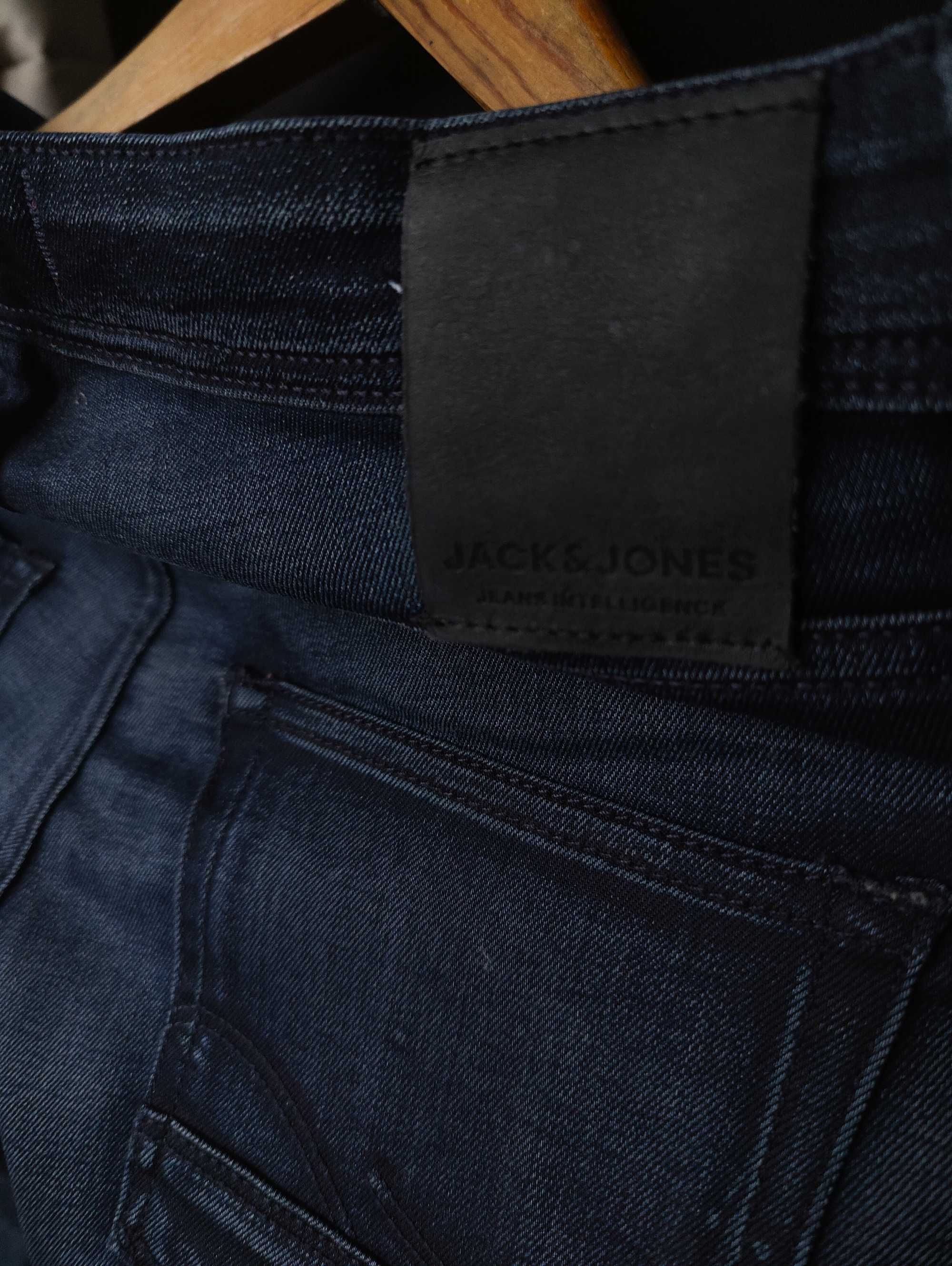 Джинсы Jack&jones Glenn jeans Дания w29 stretch dark navy.