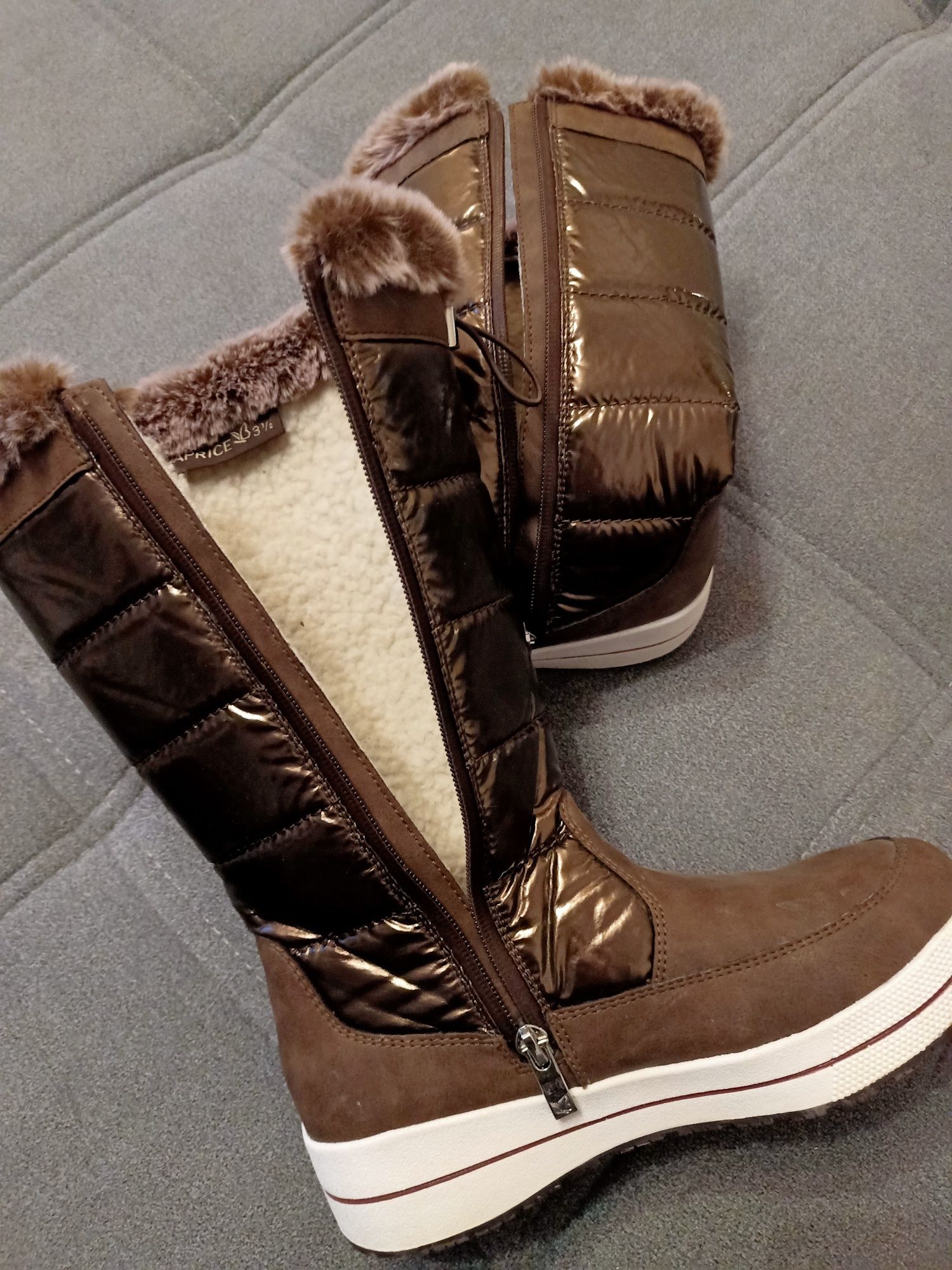 Buty śniegowce zimowe ocieplane Caprice