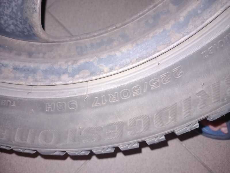 Zestaw Kół+ Bridgestone 17 Opel Insignia + czujniki ciśnienia koła