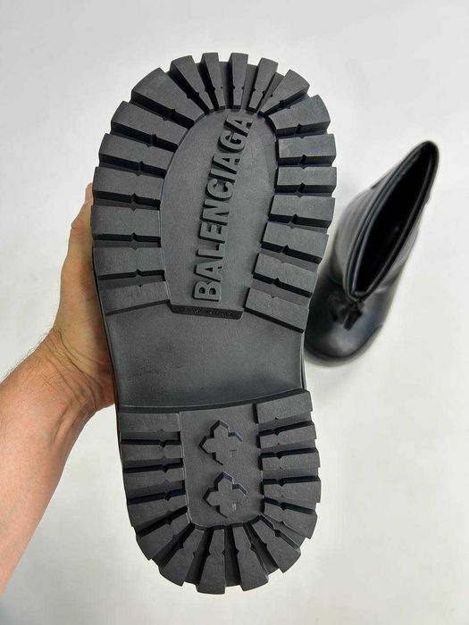 BALENCIAGA Alaska Ski Boots Leather Black ботинки буты черные чорні