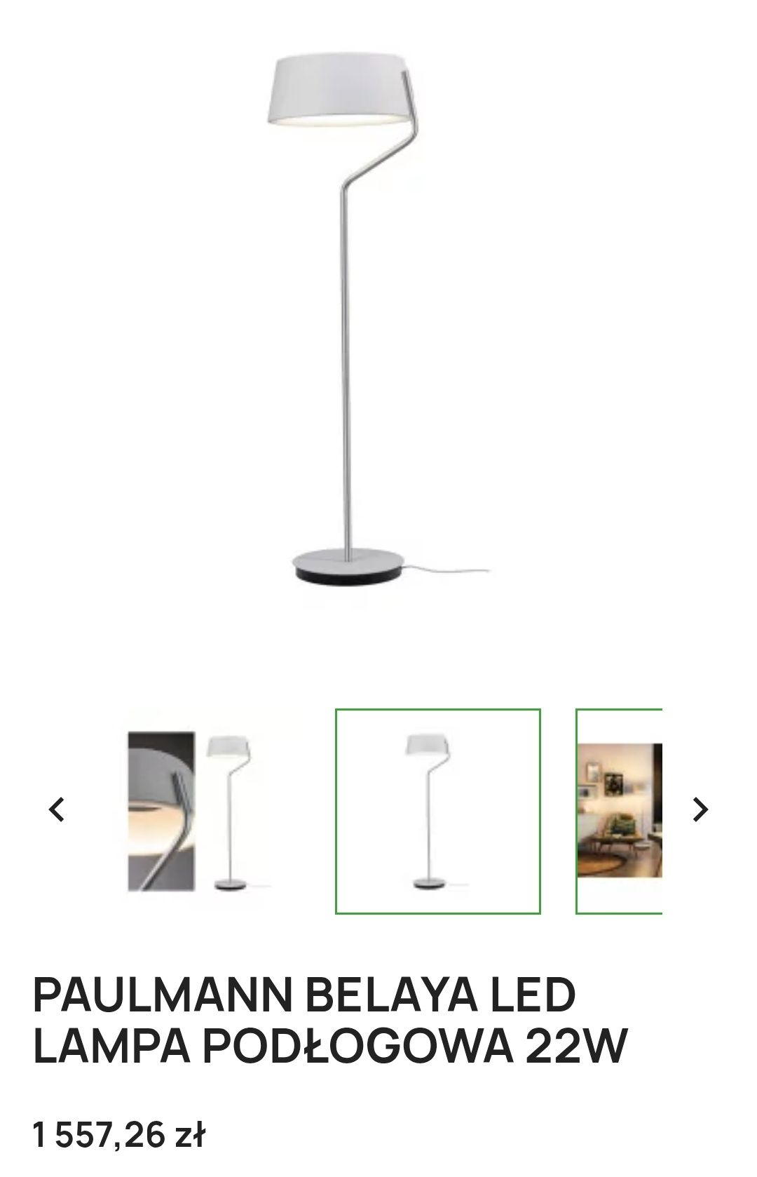 Lampa stojąca belaya