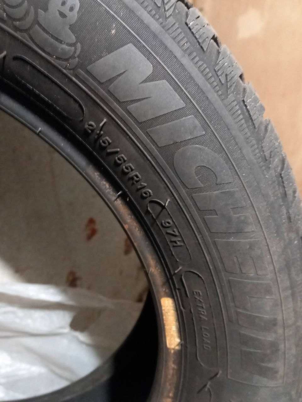 Резина Michelin б.у зима  215/55 R 16