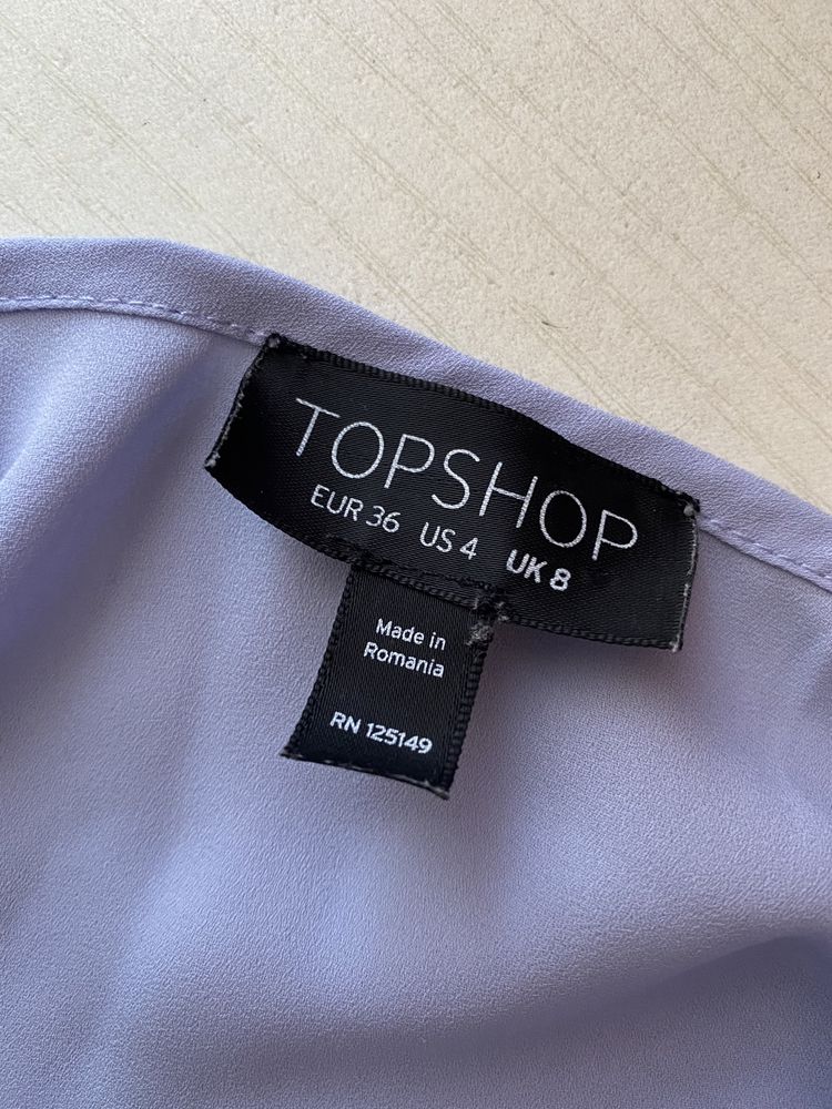 Fioletowa / niebieska bluzka na ramiączka Topshop 36