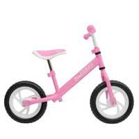 Rowerek biegowy, balance bike  Bimbo Bike 12" różowy