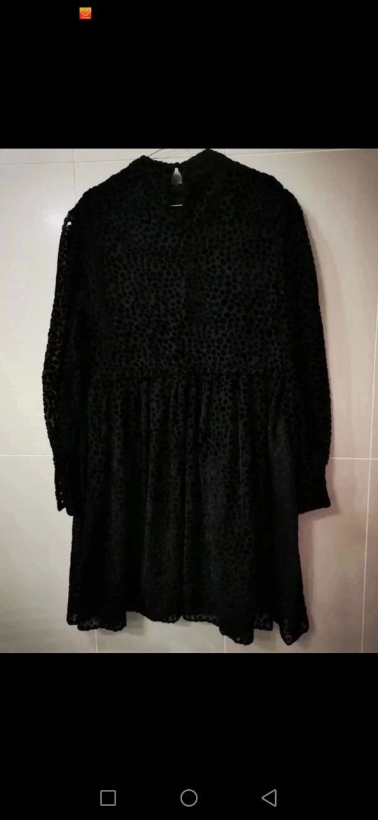 Sukienka Orsay r. 38 czarna Nowa plumeti welur