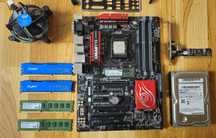 Gigabyte Z97X-Gaming 5, i7-4790K, 32GB ram, ssd,
