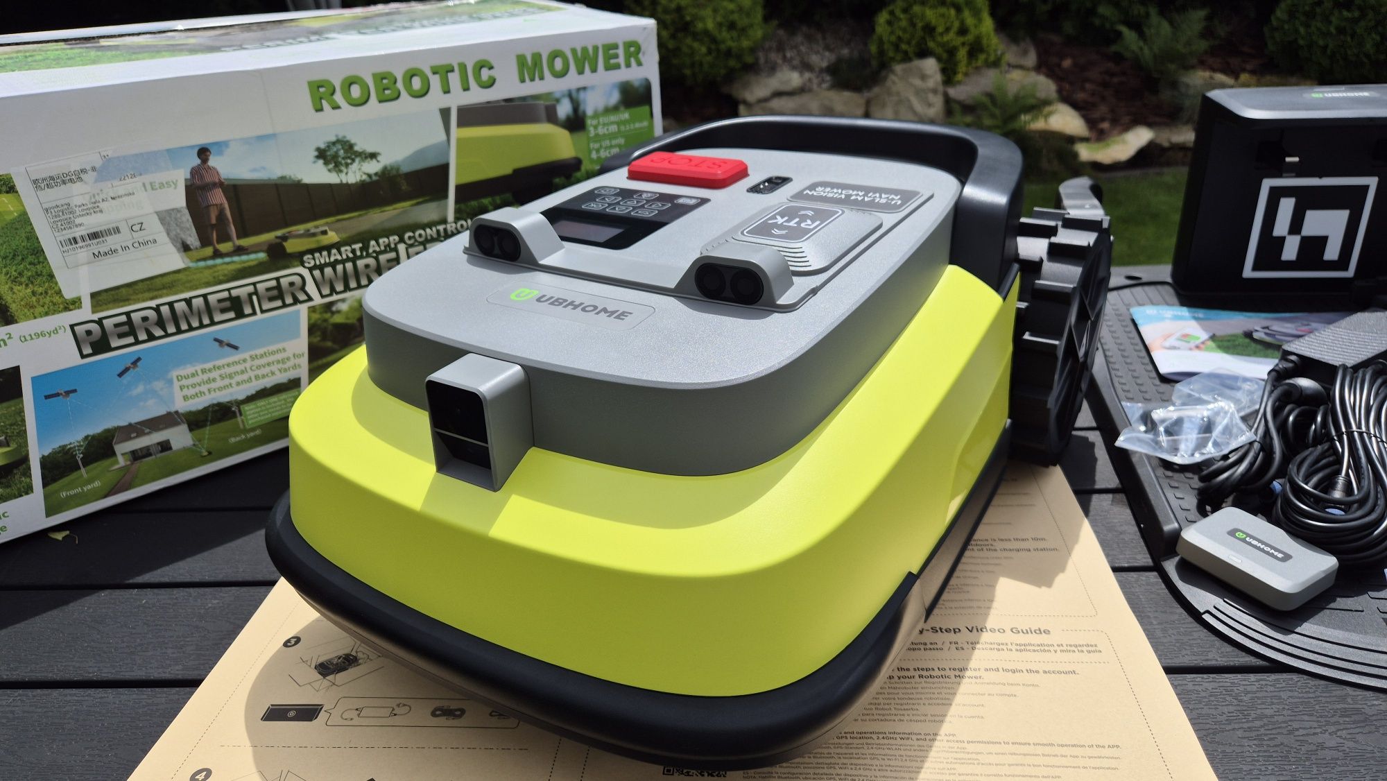 Bezprzewodowy robot koszący bez lin, automatyczny z GPS z RTK i APP +