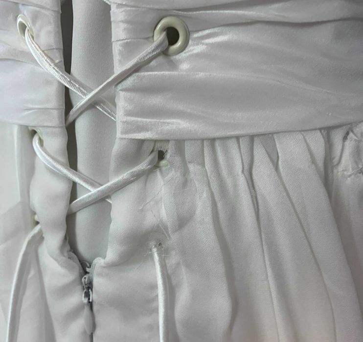 Nowa suknia ślubna zwiewna i prosta 38 M cywilny poprawiny zapasowa