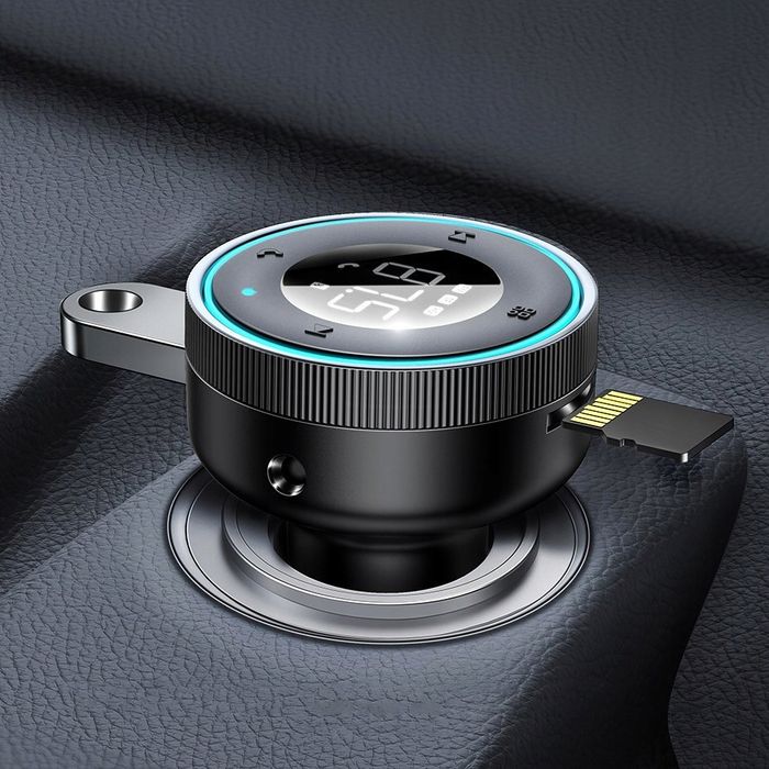 Baseus Transmiter Fm Bluetooth 5.0 Microsd Aux