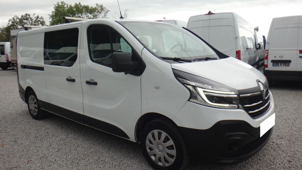 Renault Trafic  TRAFIC L2H1 LONG brygadówka doka dubel kabina 5os klima navi 2.0dCi