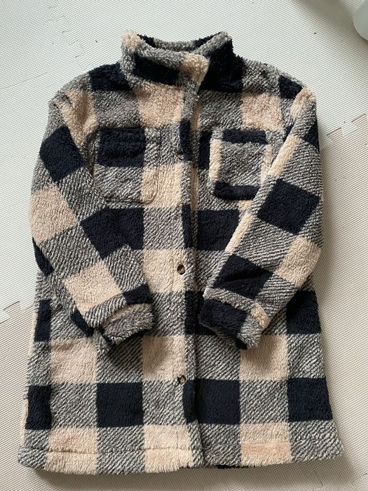 Plaszczyk kurtka koszulowa miś w kratkę