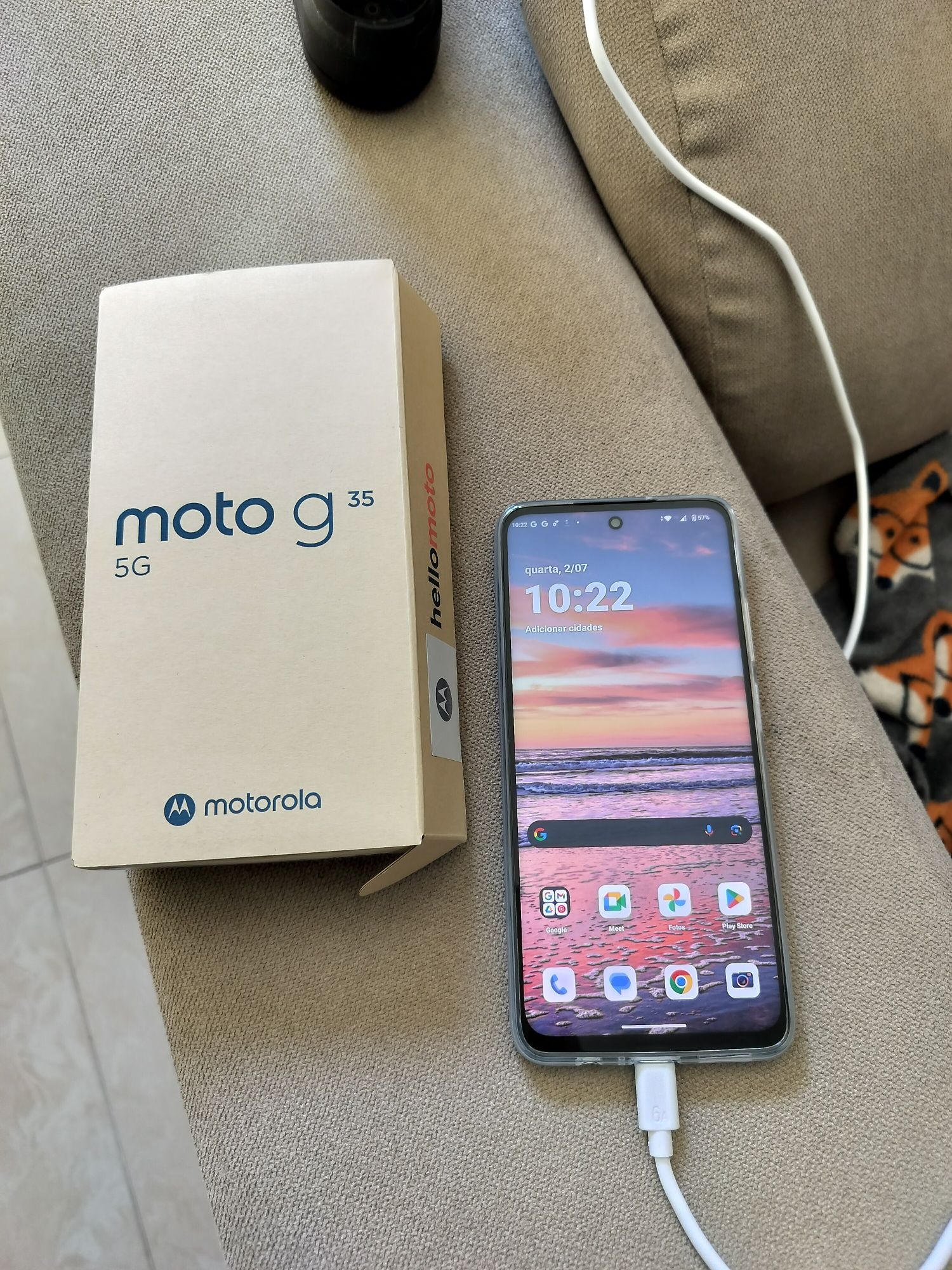 Telemóvel Motorola 5G com 128 gb memoria