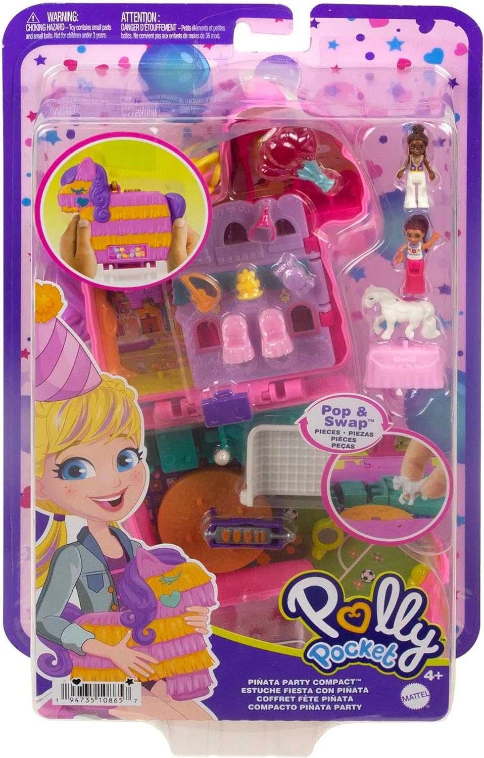 Полли покет Пиньята Polly Pocket Mini Toys Pinata Party HKV32