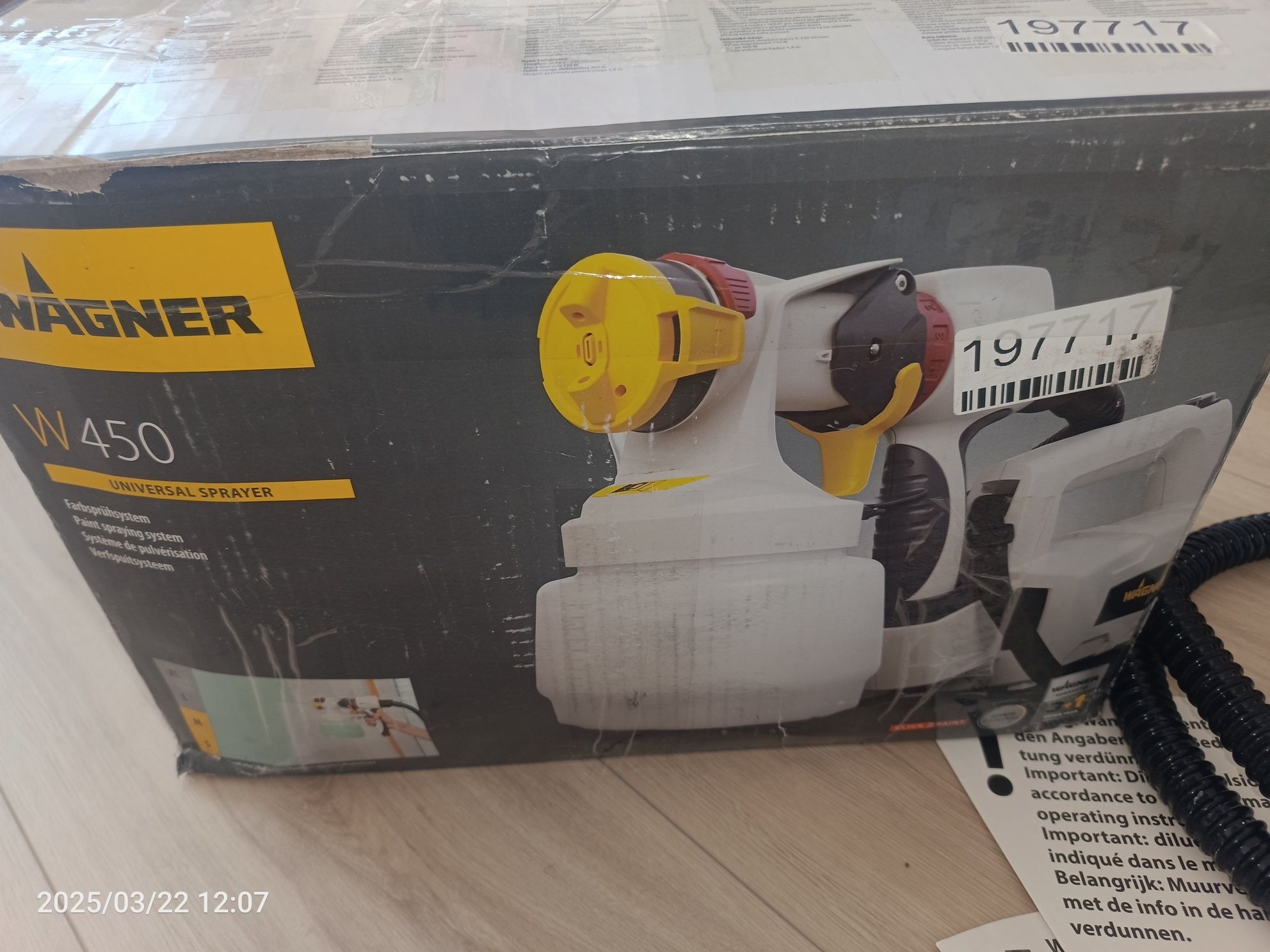 Pistolet natryskowy Wagner Wall Sprayer W450 460W