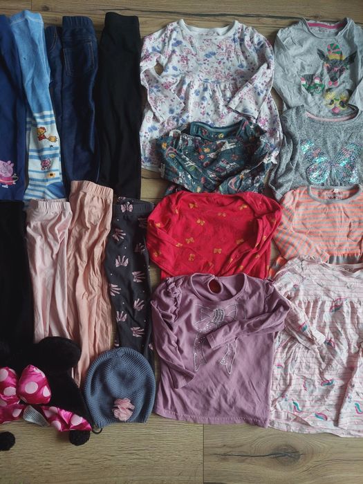 Mega paka ubrań dla dziewczynki jesień zima 2-3l 92-98cm różne marki